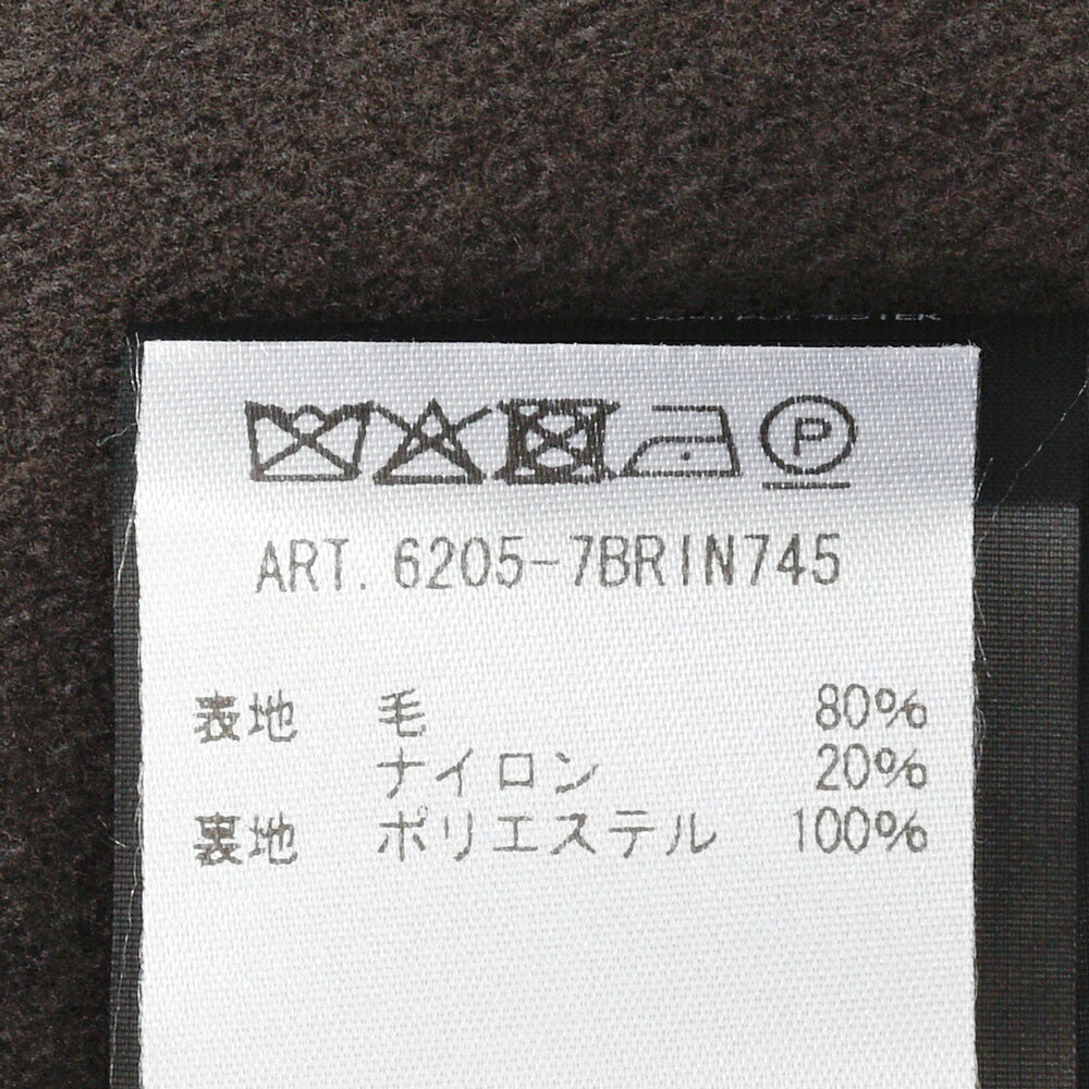 Hevo（イーヴォ）BRINDISIブリンディジ ウールナイロンソフトメルトン2Bダブルブレストベルテッドコート 7BRIN745 14162003109