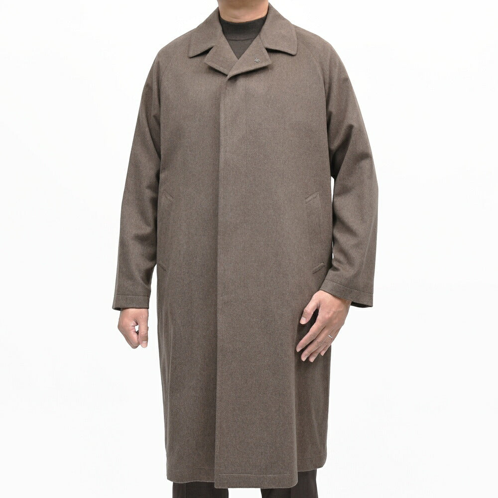 TAGLIATORE（タリアトーレ）TAKAタカ guji別注ウールカシミアフランネルバルカラーコート 220009 14162014054