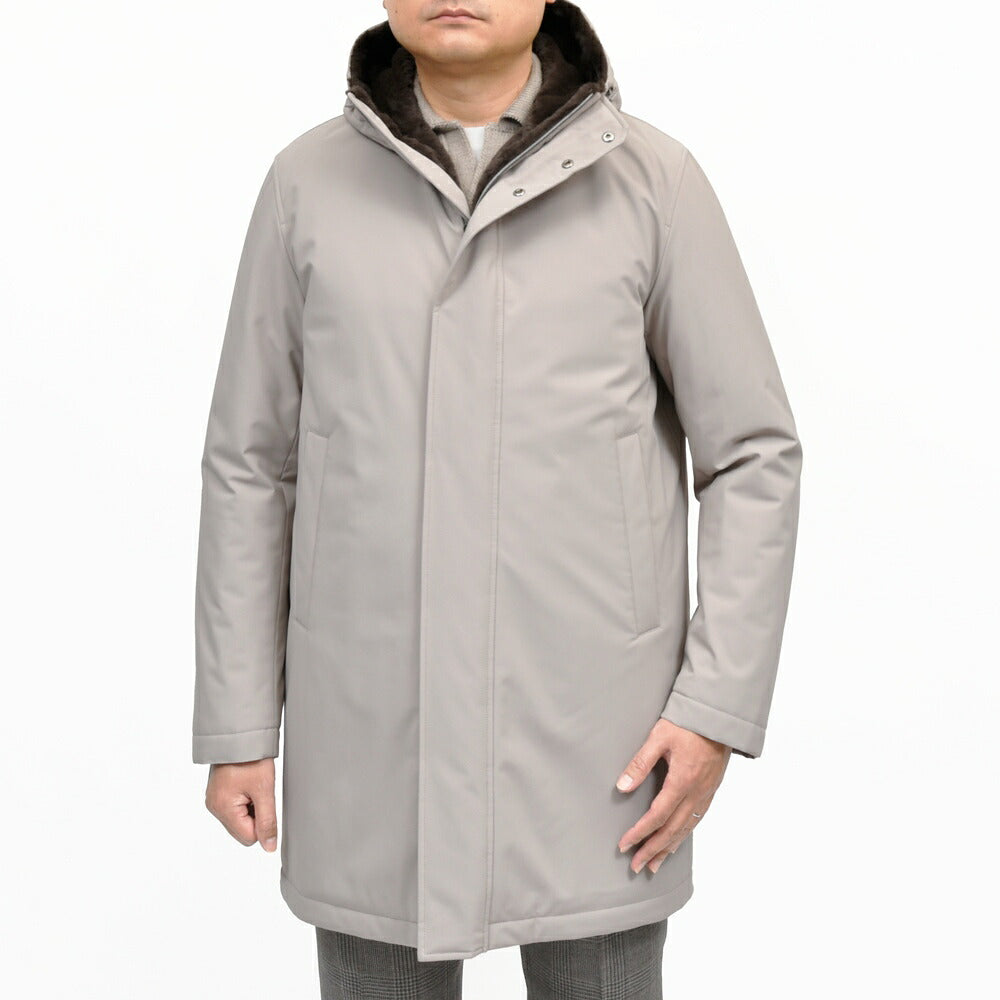 HERNO（ヘルノ）ウォーターレペレントポリエステルツイルパデッドフーディーコート PA000190U-12923 14166000132