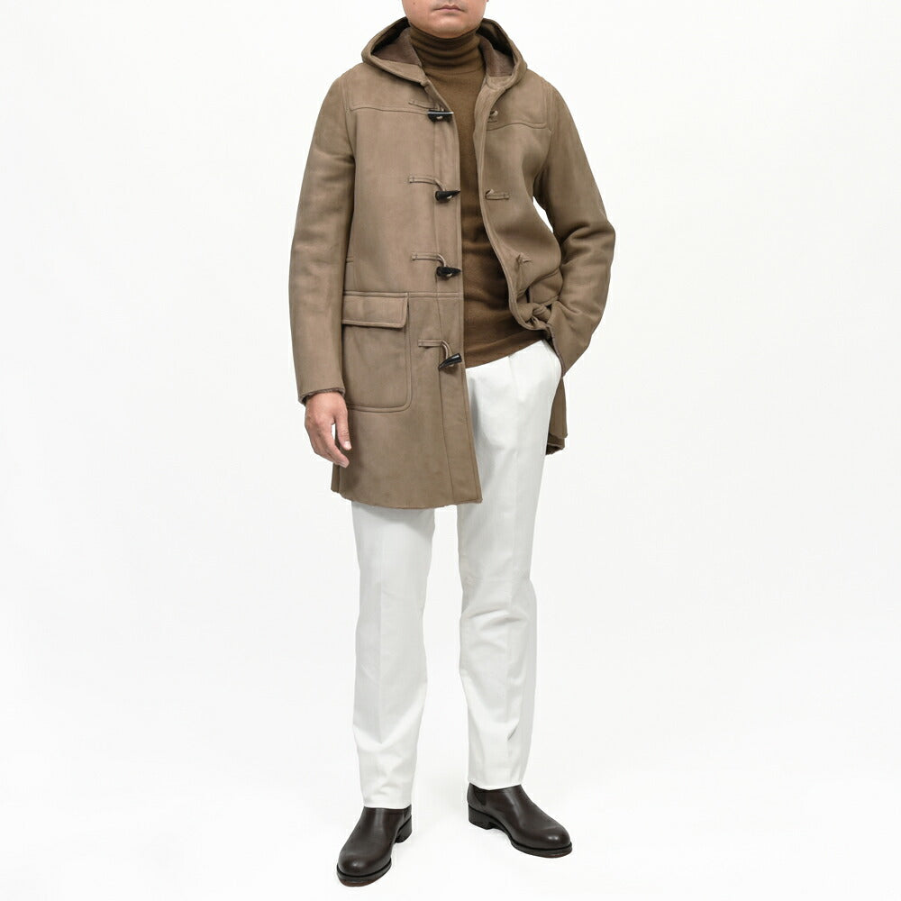 ALTACRUNA（アルタクルーナ）<br>ムートンスエードダッフルコート 85907/AD0946 14262001059