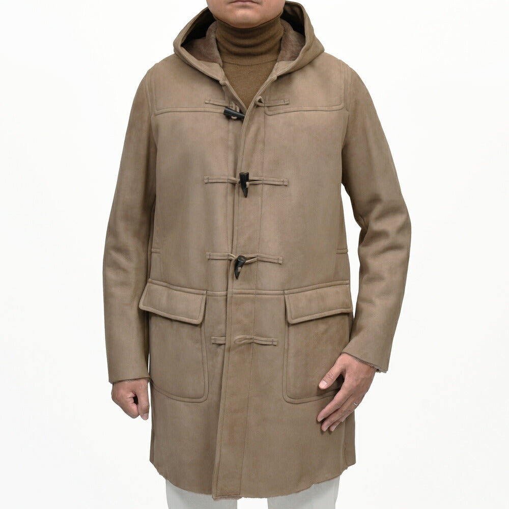 ALTACRUNA（アルタクルーナ）<br>ムートンスエードダッフルコート 85907/AD0946 14262001059