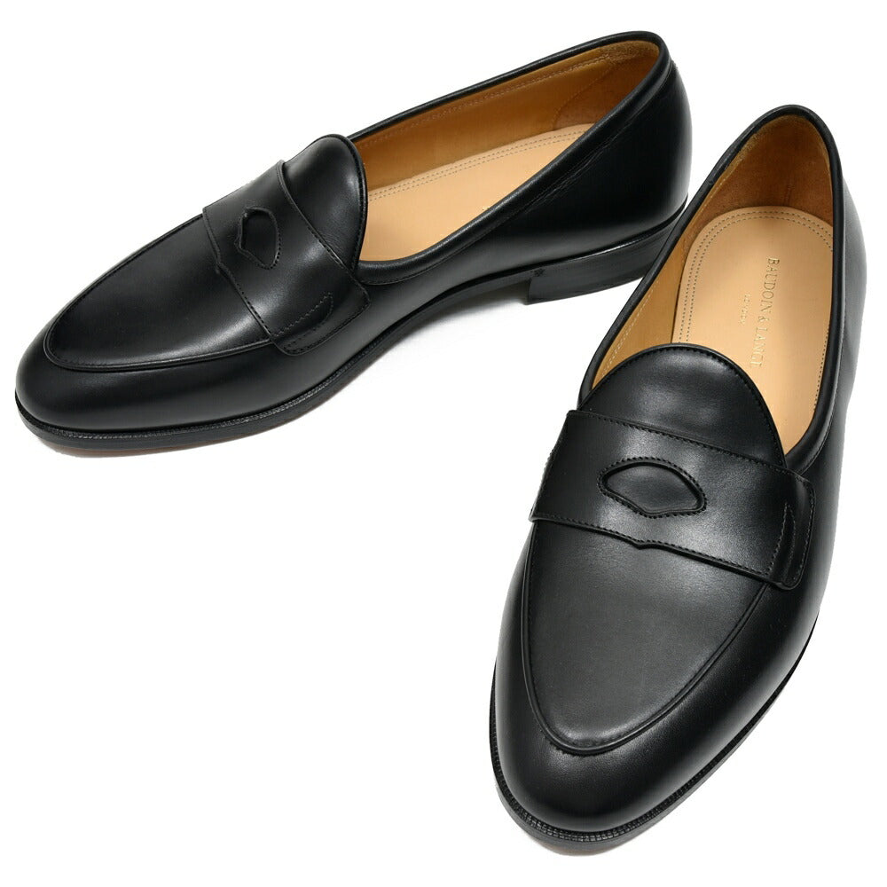 BAUDOIN & LANGE（ボードイン アンド ランジ） カーフレザーペニーローファー GRAND FLEURUS PENNY LOAFERS 15052001052