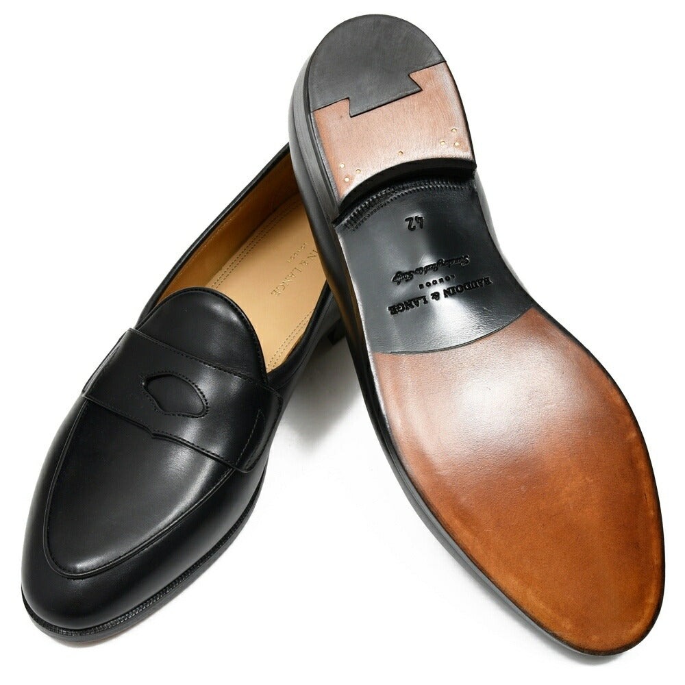 BAUDOIN & LANGE（ボードイン アンド ランジ） カーフレザーペニーローファー GRAND FLEURUS PENNY LOAFERS 15052001052