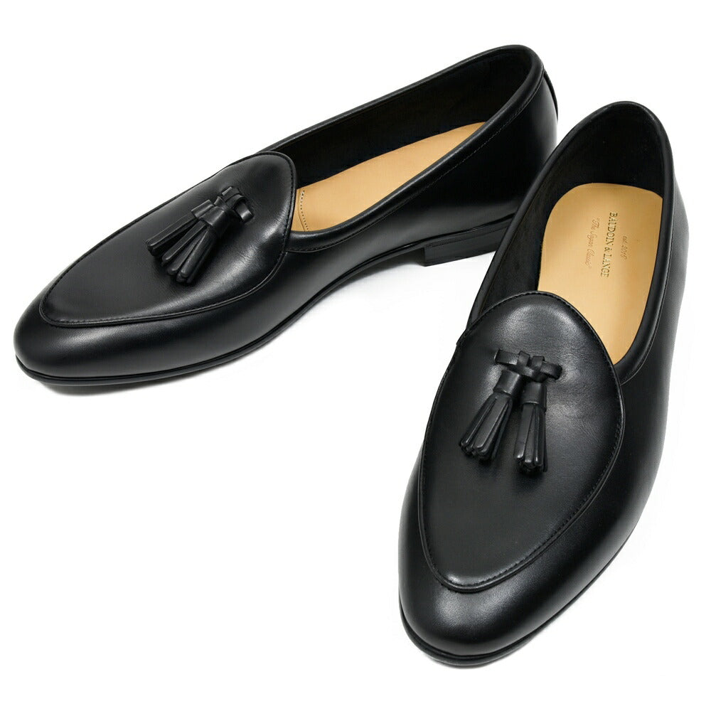 BAUDOIN & LANGE（ボードイン アンド ランジ） カーフレザータッセルローファー SAGAN CLASIC TASSELS（ラバーソール）245-59501 15061001052