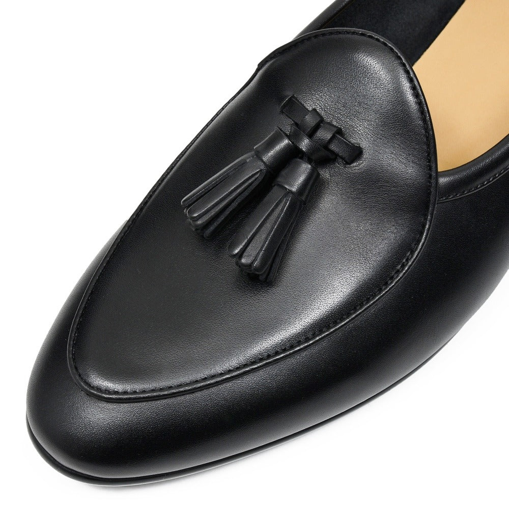 BAUDOIN & LANGE（ボードイン アンド ランジ） カーフレザータッセルローファー SAGAN CLASIC TASSELS（ラバーソール）245-59501 15061001052