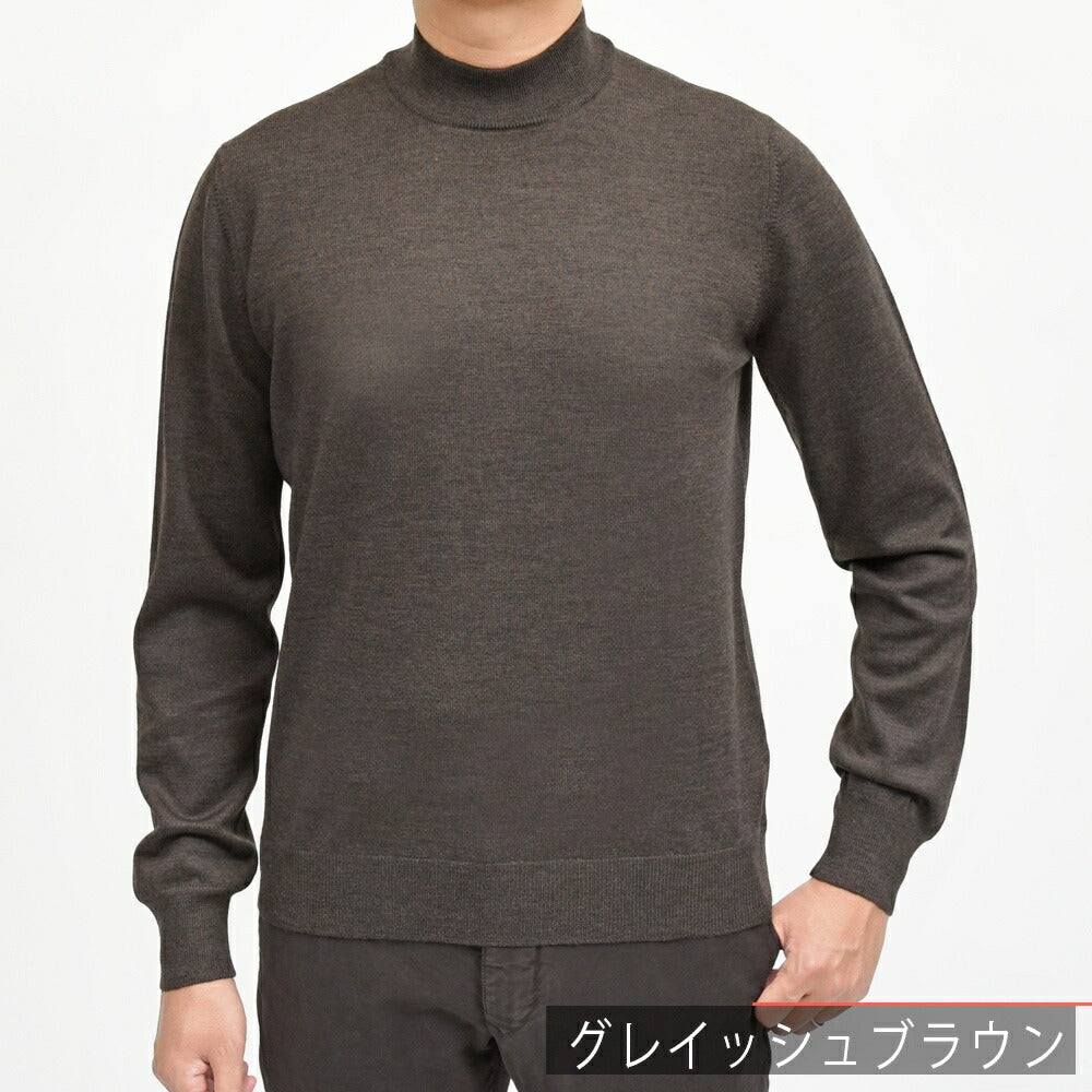 GRAN SASSO（グランサッソ） 12ゲージウールモックネックニット 55108/14290 16052007035