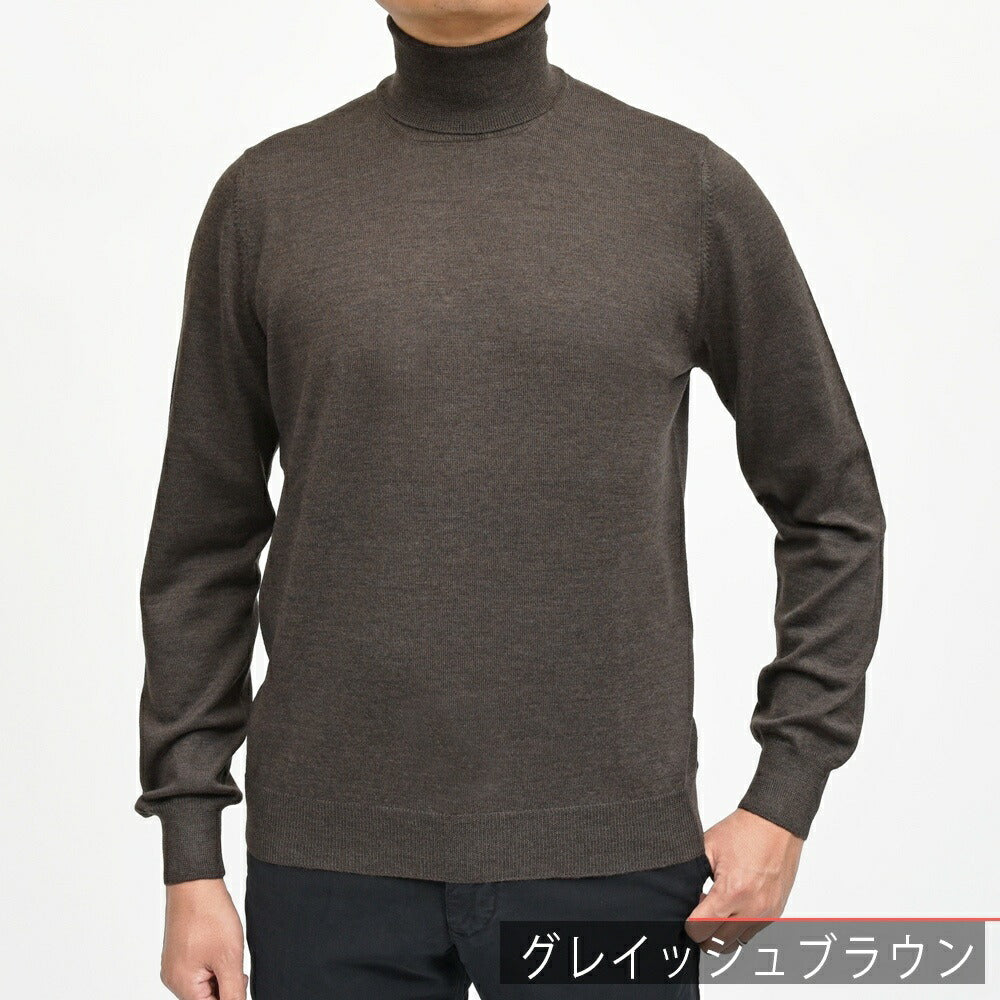 GRAN SASSO（グランサッソ） 12ゲージウールタートルネックニット 55157/14290 16052009035