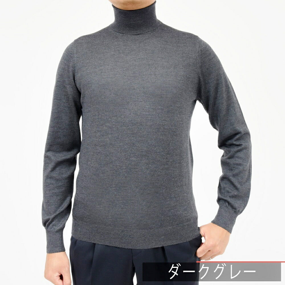GRAN SASSO（グランサッソ） 12ゲージウールタートルネックニット 55157/14290 16052009035