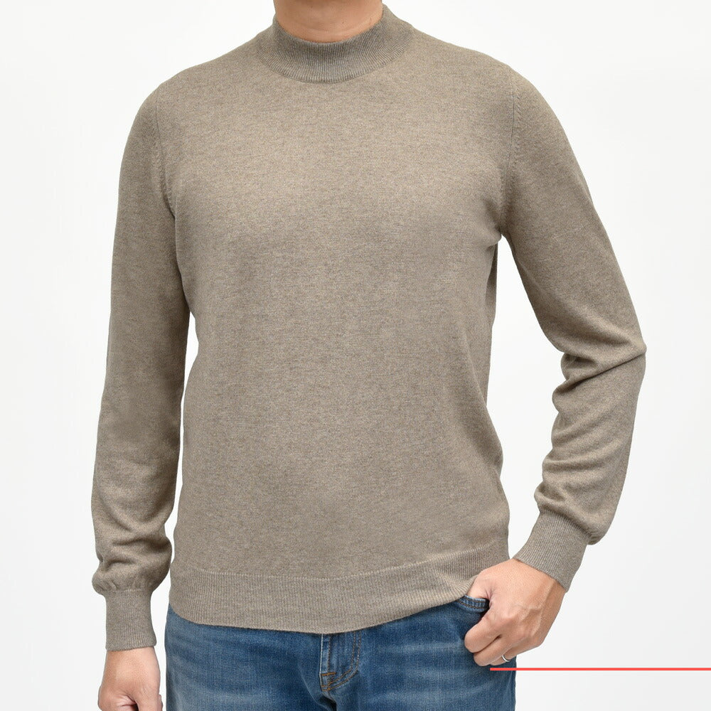 GRAN SASSO（グランサッソ） 12ゲージカシミアモックネックニット 55108/15590 16052012035