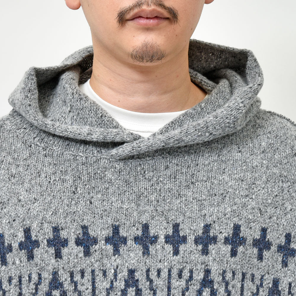 ma'ry'ya（マリア） ウールナイロンシルクニットフーディ YRK081 16052400025