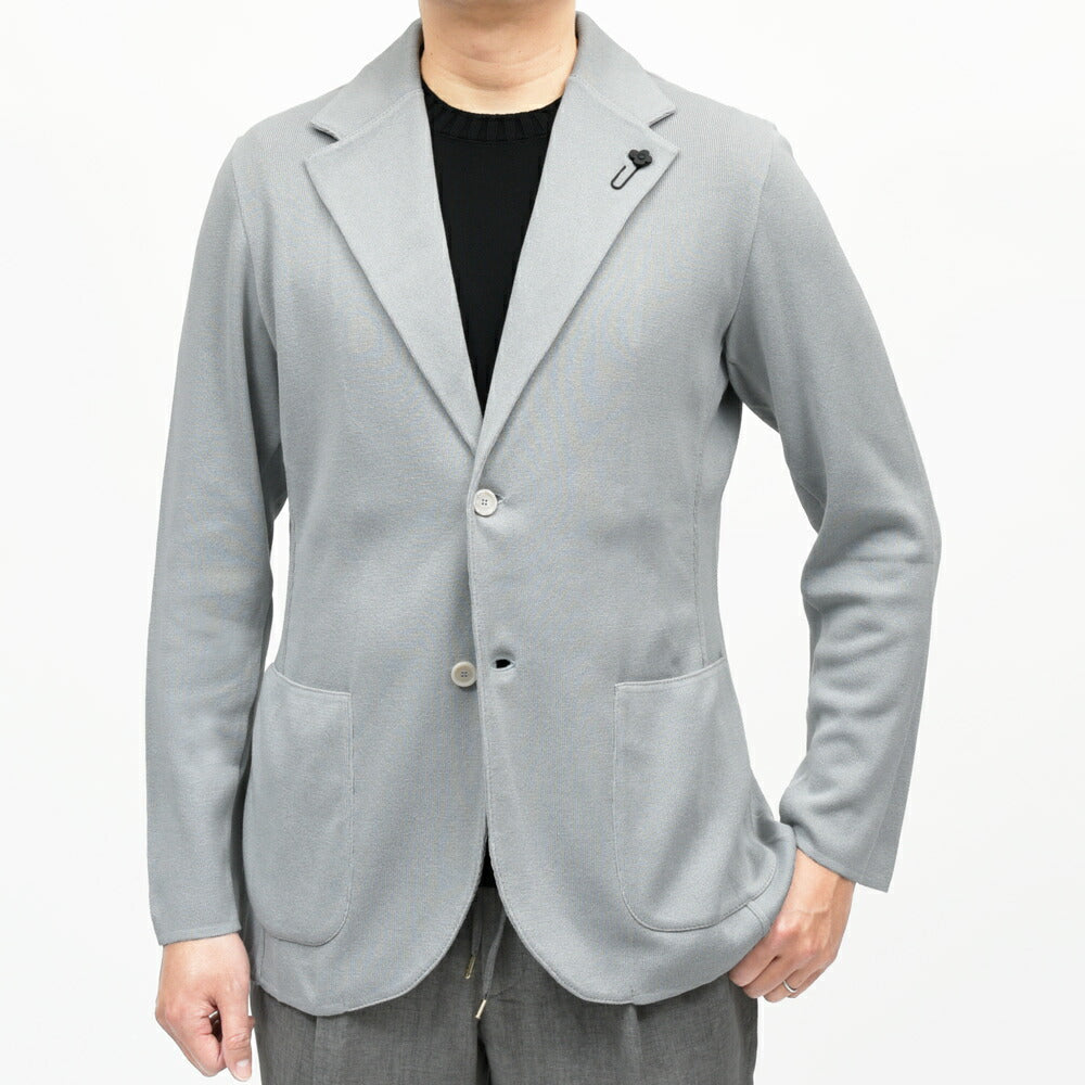 LARDINI（ラルディーニ） コットンミラノリブニットジャケット JCNCJLJM56/CN66003 16061001109