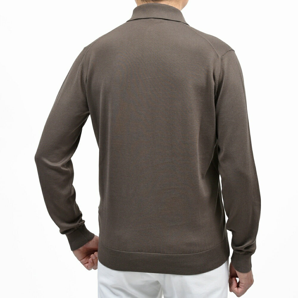 FILIPPO DE LAURENTIIS（フィリッポ デ ローレンティス） 12ゲージコットンL/Sニットポロ PL1ML46 16061006109