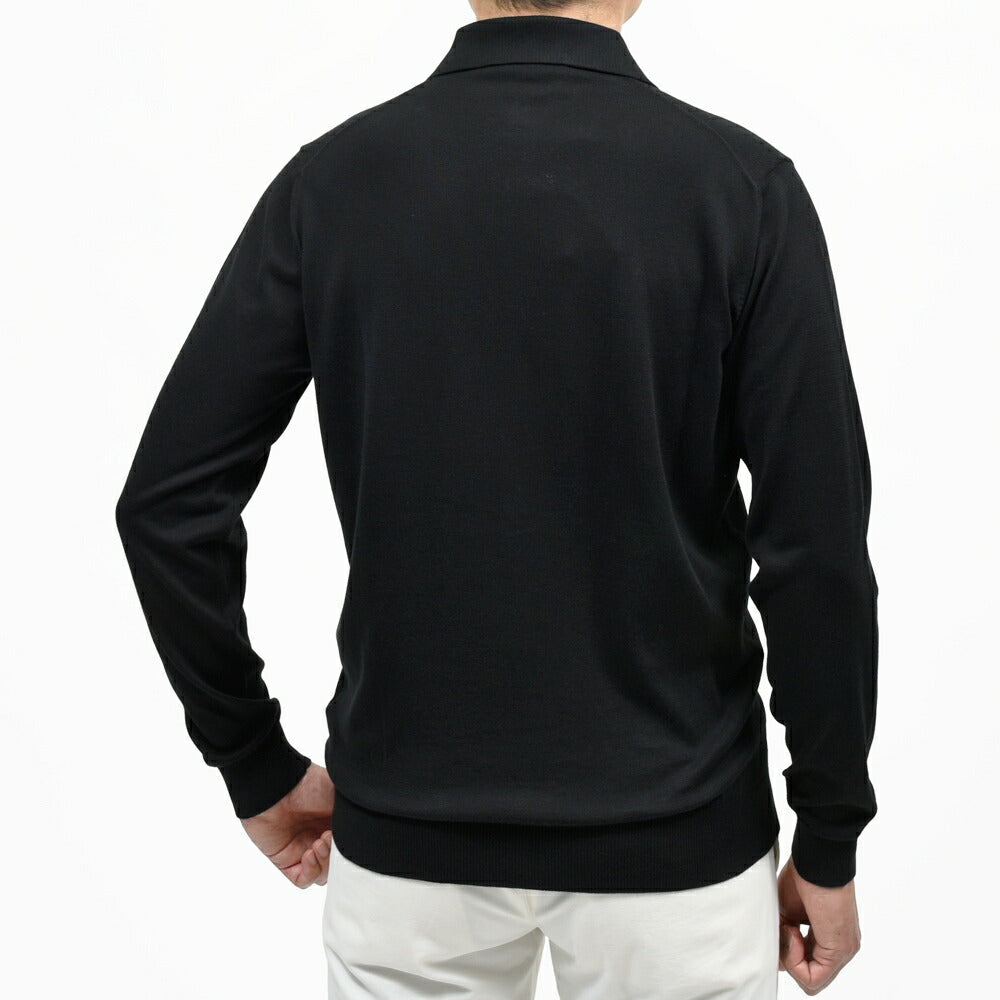 FILIPPO DE LAURENTIIS（フィリッポ デ ローレンティス） 12ゲージコットンL/Sニットポロ PL1ML46 16061006109