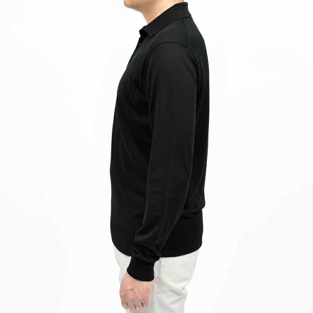 FILIPPO DE LAURENTIIS（フィリッポ デ ローレンティス） 12ゲージコットンL/Sニットポロ PL1ML46 16061006109