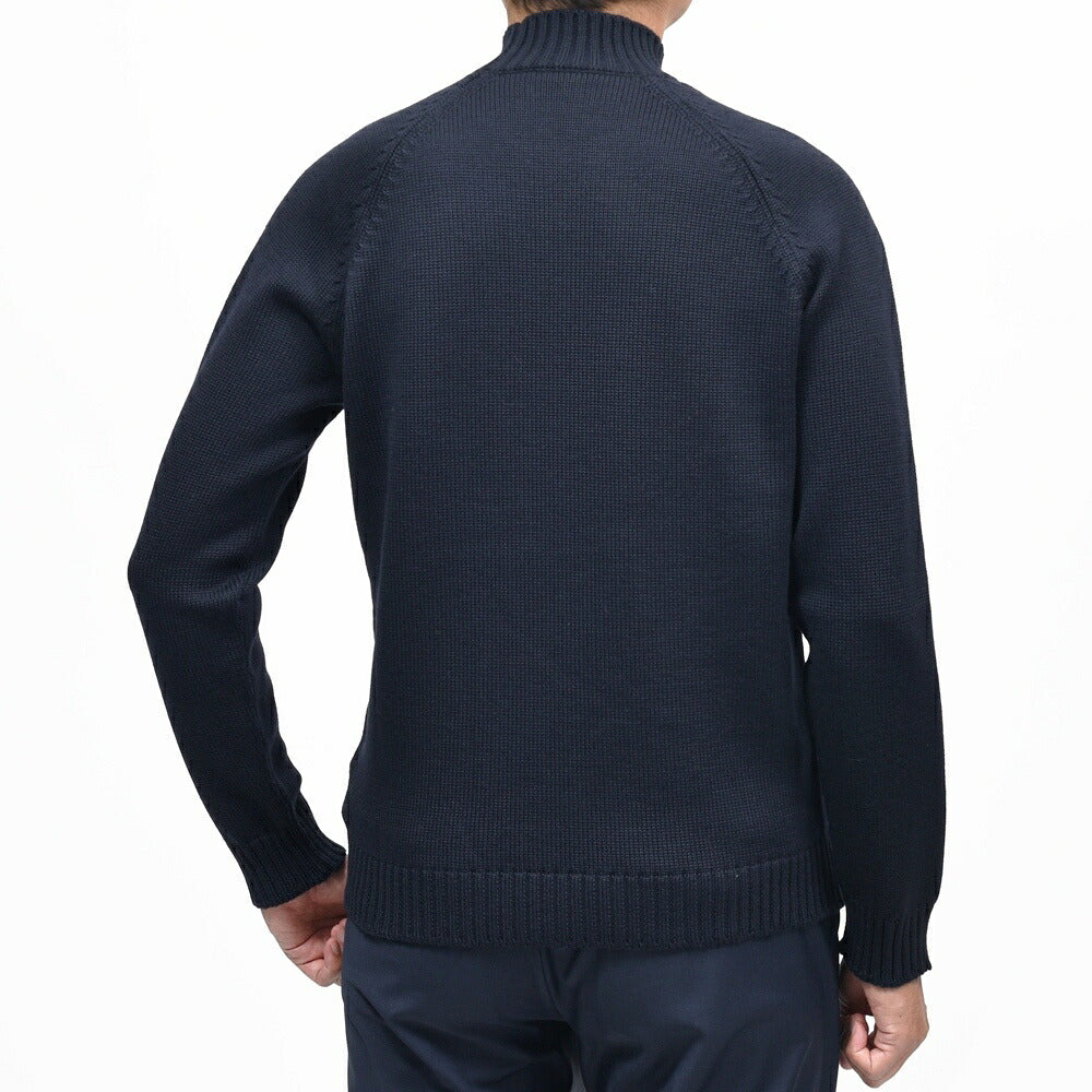 ZANONE（ザノーネ） 5ゲージウールモックネックニット SLIM FIT/472-65403 16062000052