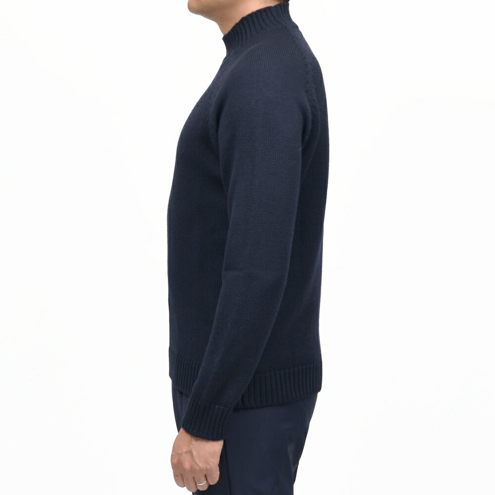 ZANONE（ザノーネ） 5ゲージウールモックネックニット SLIM FIT/472-65403 16062000052