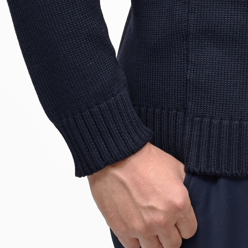 ZANONE（ザノーネ） 5ゲージウールモックネックニット SLIM FIT/472-65403 16062000052