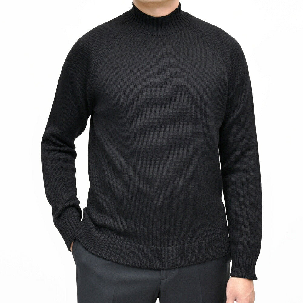 ZANONE（ザノーネ） 5ゲージウールモックネックニット SLIM FIT/472-65403 16062000052