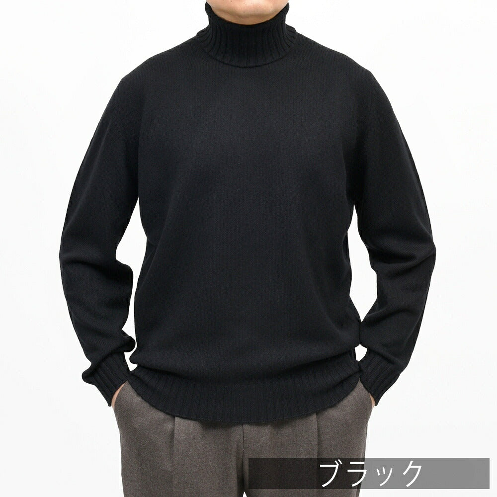 FILIPPO DE LAURENTIIS（フィリッポ デ ローレンティス）7ゲージウールカシミアタートルネックニット 5DV3ML60 16062000109