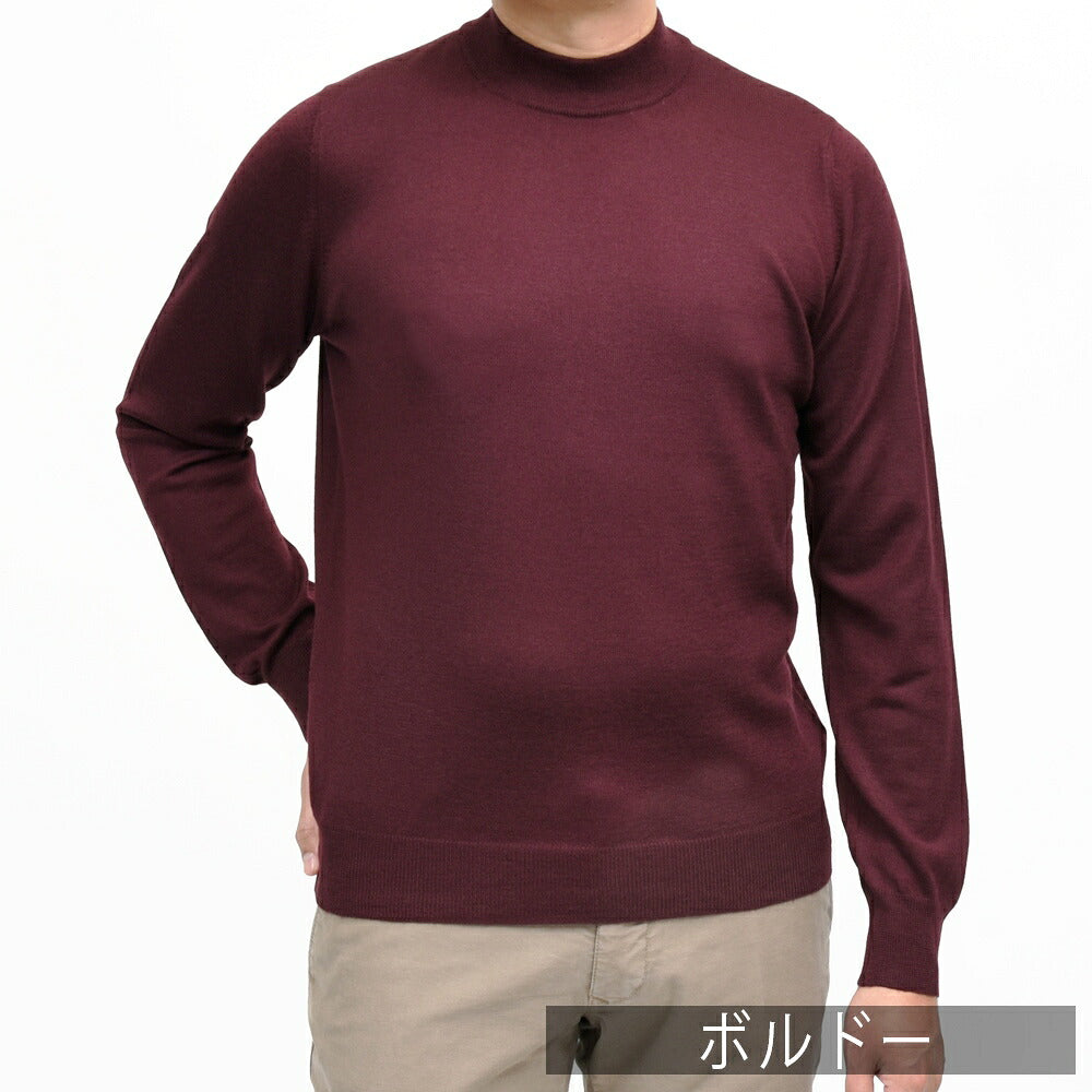 GRAN SASSO（グランサッソ）12ゲージウールモックネックニット 55108/14290 16062001035