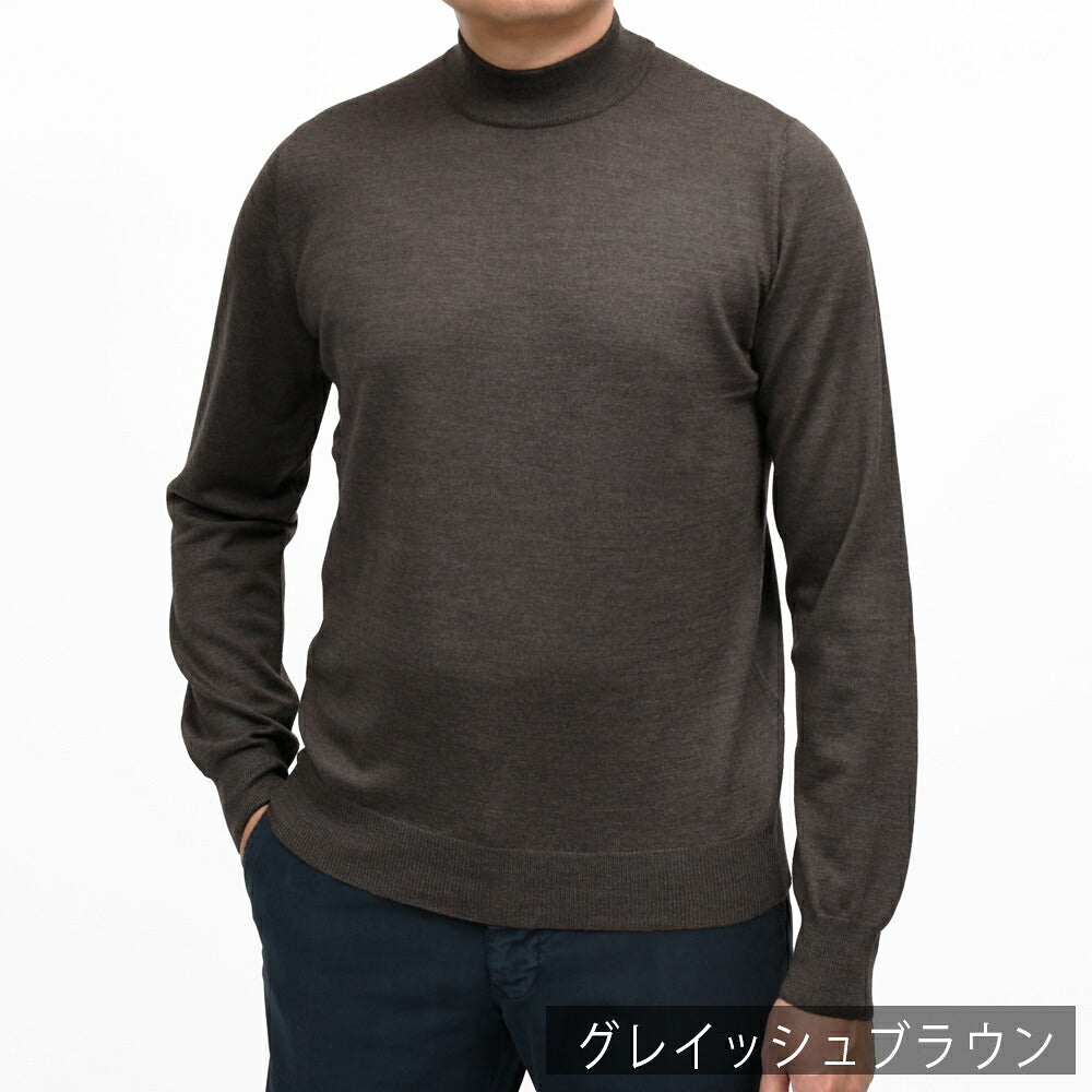 GRAN SASSO（グランサッソ）12ゲージウールモックネックニット 55108/14290 16062001035