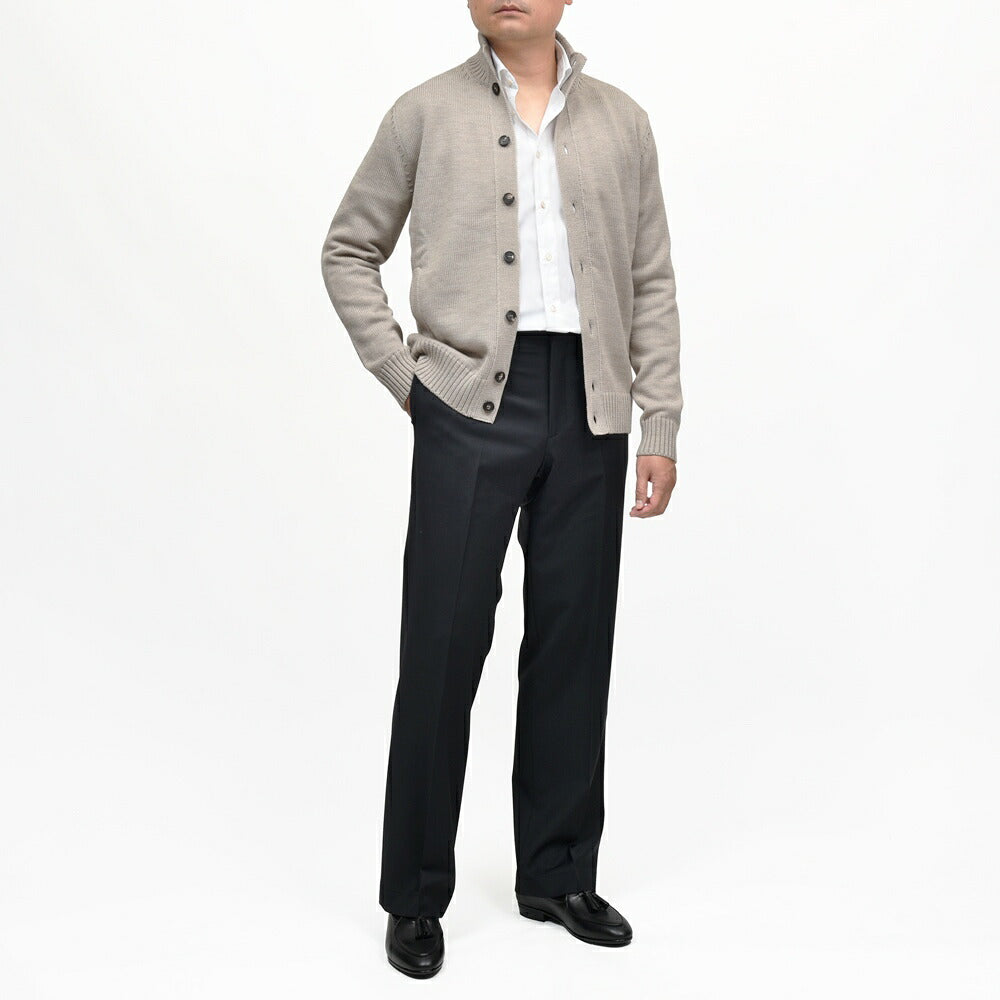 ZANONE（ザノーネ） 5ゲージウールスタンドカラーニットカーディガン CHIOTO/SLIM FIT/810130/ZR229/65802 16062001052