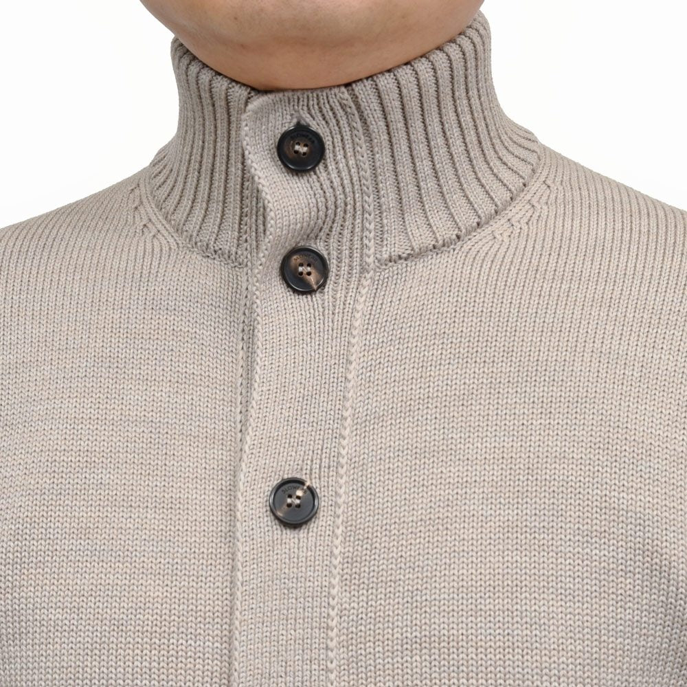 ZANONE（ザノーネ） 5ゲージウールスタンドカラーニットカーディガン CHIOTO/SLIM FIT/810130/ZR229/65802 16062001052