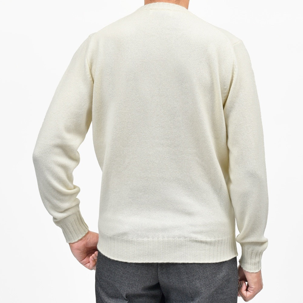 FILIPPO DE LAURENTIIS（フィリッポ デ ローレンティス）7ゲージウールカシミアクルーネックニット 5GC3ML60 16062001109