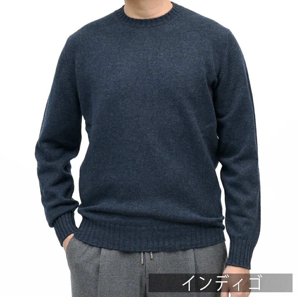 FILIPPO DE LAURENTIIS（フィリッポ デ ローレンティス）7ゲージウールカシミアクルーネックニット 5GC3ML60 16062001109