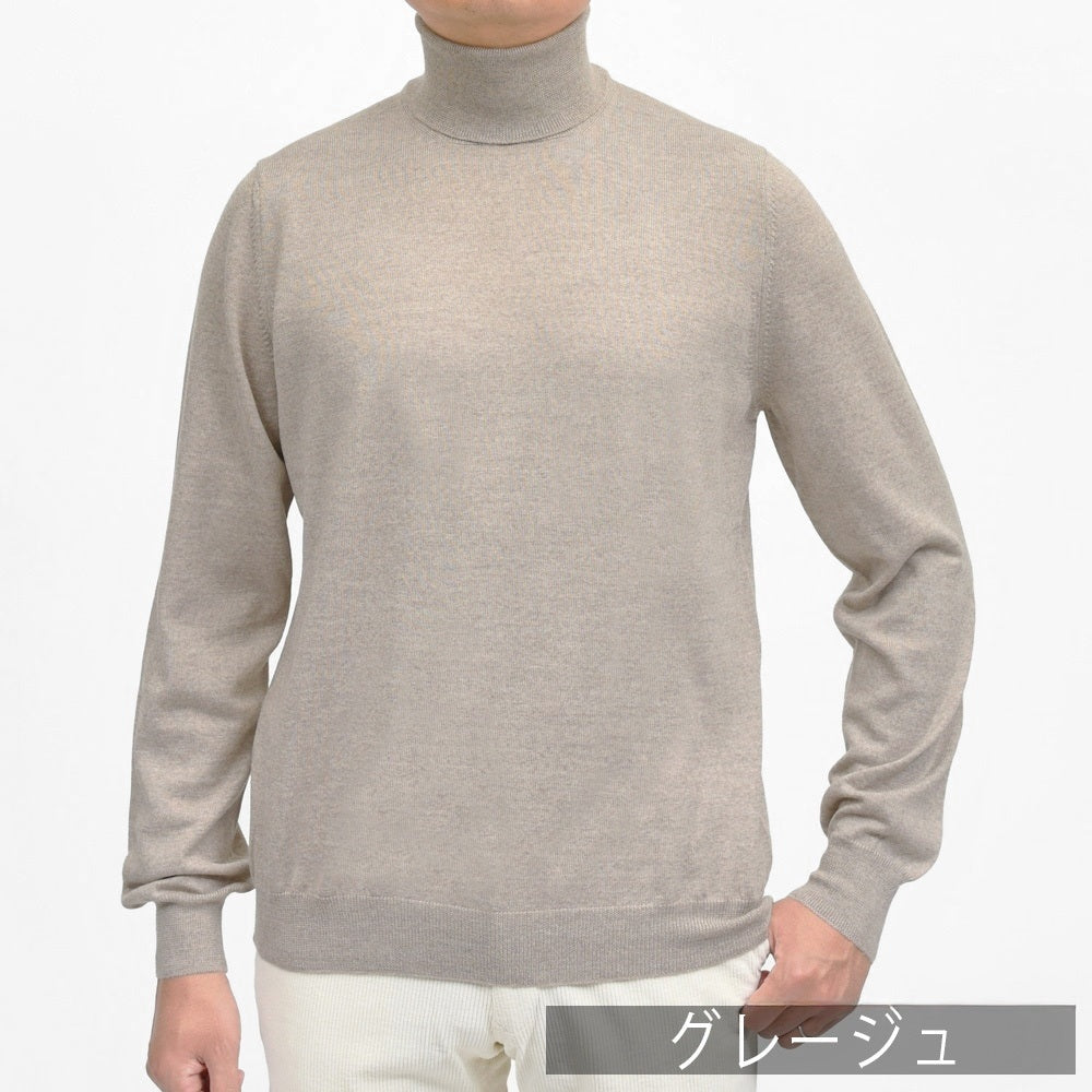 GRAN SASSO（グランサッソ）12ゲージウールタートルネックニット 55157/14290 16062002035