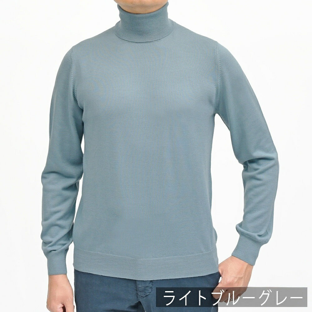 GRAN SASSO（グランサッソ）12ゲージウールタートルネックニット 55157/14290 16062002035