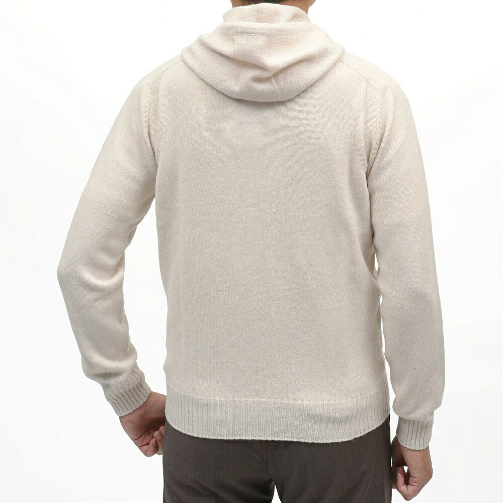 GRAN SASSO（グランサッソ）8ゲージジーロンラムズウールジップニットフーディー 24172/25024 16062005035