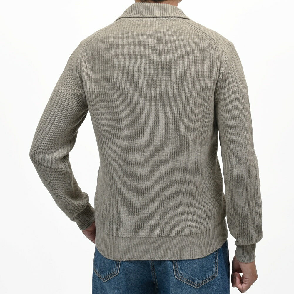 GRAN SASSO（グランサッソ）8ゲージジーロンラムズウールスキッパーニットポロ 23163/25024 16062006035