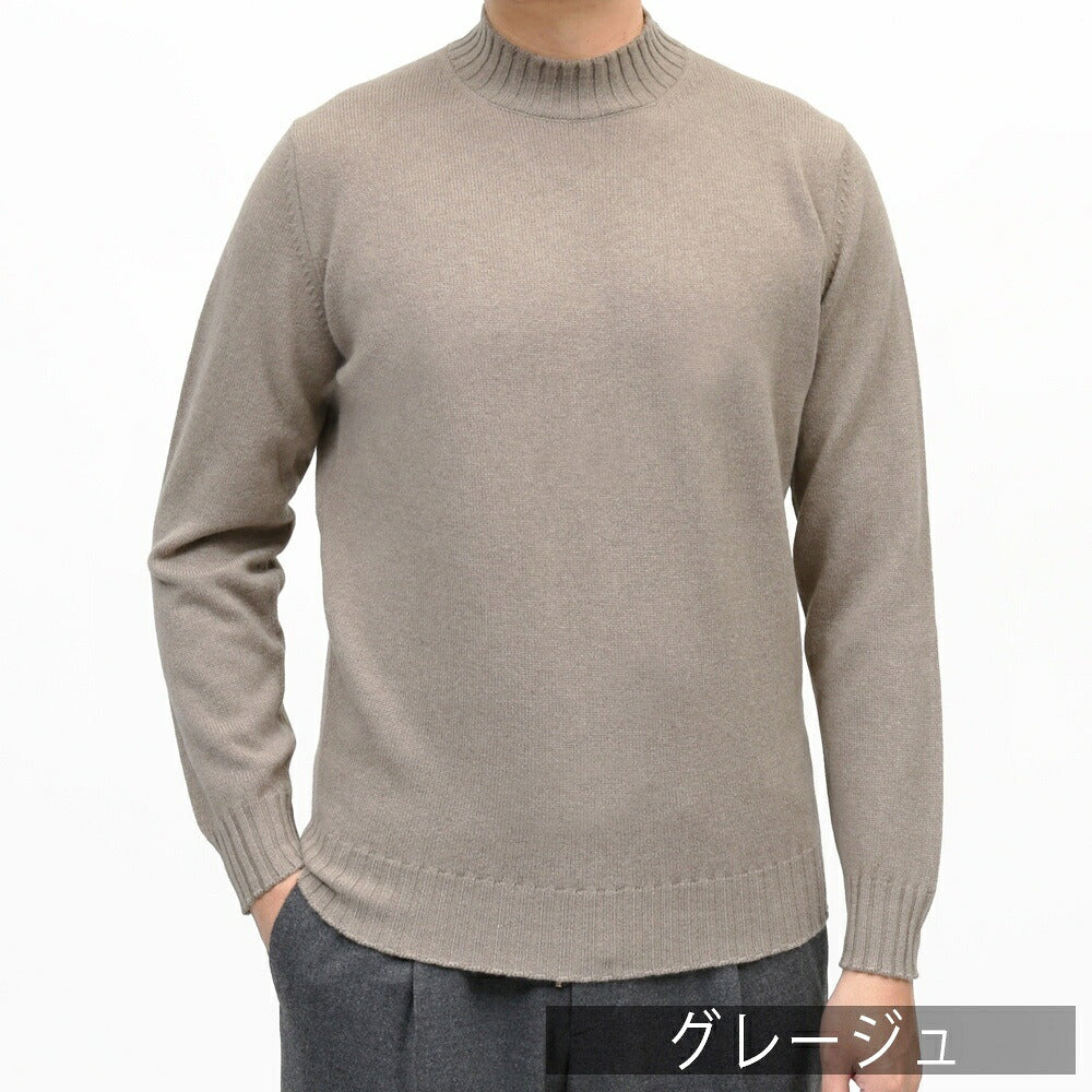 FILIPPO DE LAURENTIIS（フィリッポ デ ローレンティス）7ゲージウールカシミアモックネックニット 5LU3ML60 16062008109