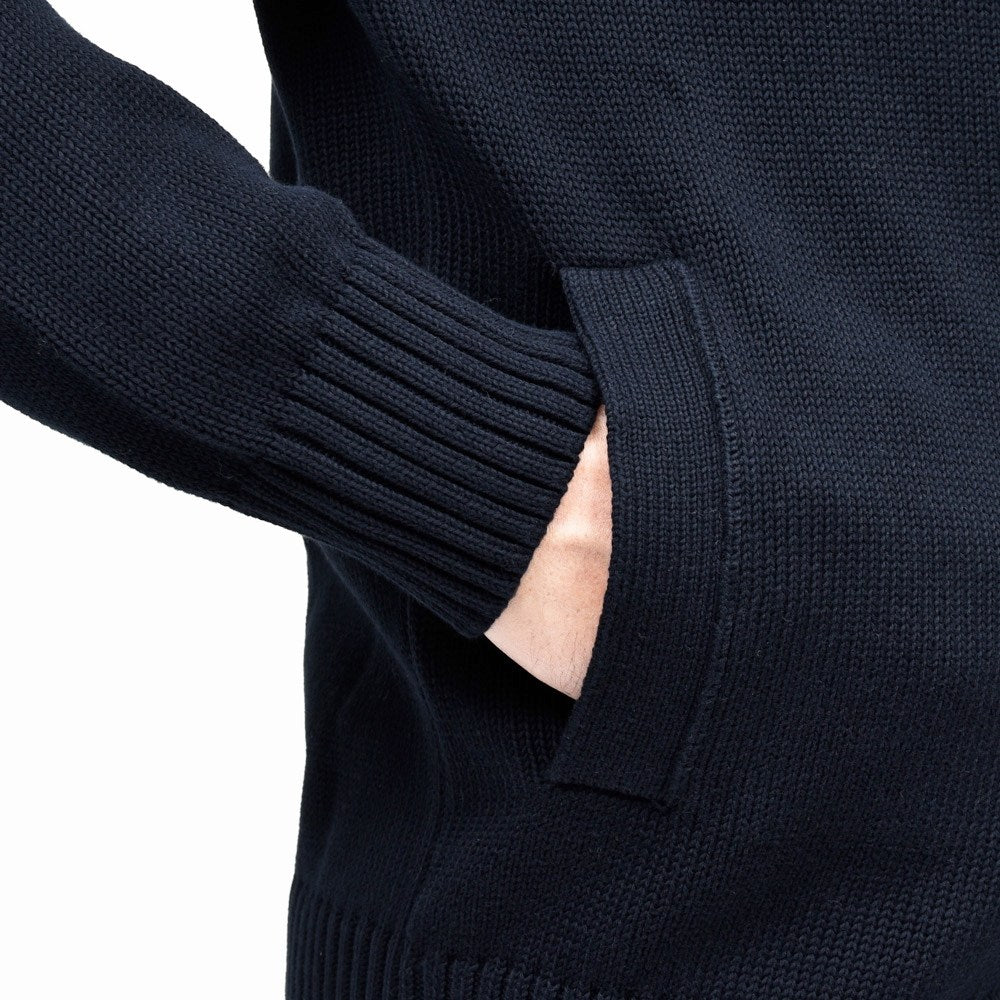 ZANONE（ザノーネ） 5ゲージソフトコットンスタンドカラーニットカーディガン CHIOTO/SLIM FIT/810150/ZN392/55602(M) 16065301052