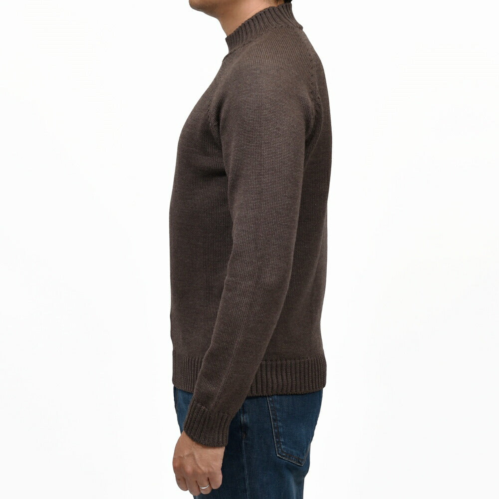 ZANONE（ザノーネ）<br>5ゲージウールモックネックニット SLIM FIT/472-65403(M)  16066300052