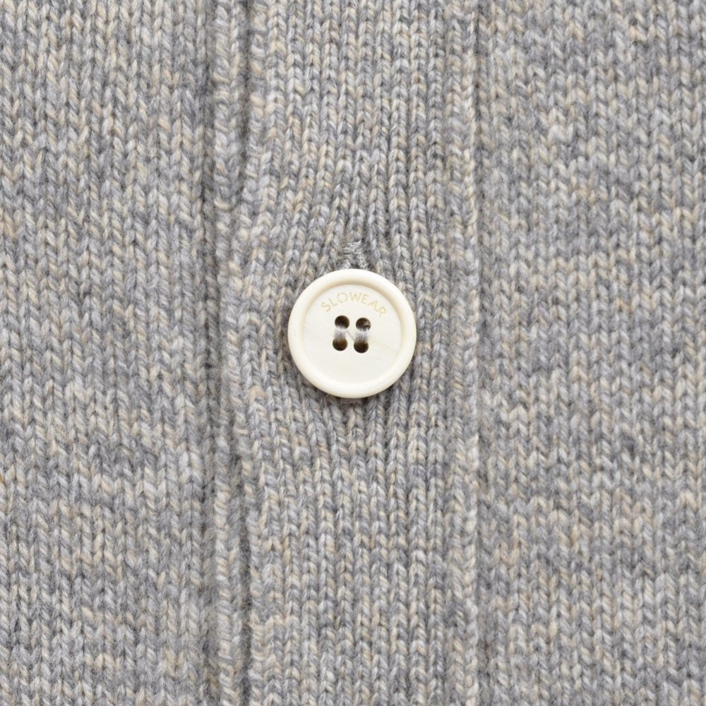 ZANONE（ザノーネ）5ゲージメランジウールスタンドカラーニットカーディガン CHIOTO/SLIM FIT/810130/ZN233/65801(M) 16066301052
