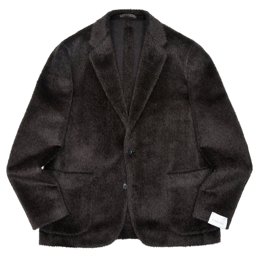 CARUSO（カルーゾ） ZERO JACKETゼロジャケット アルパカウールシャギー2Bジャケット NPN2M200Z 17052001025