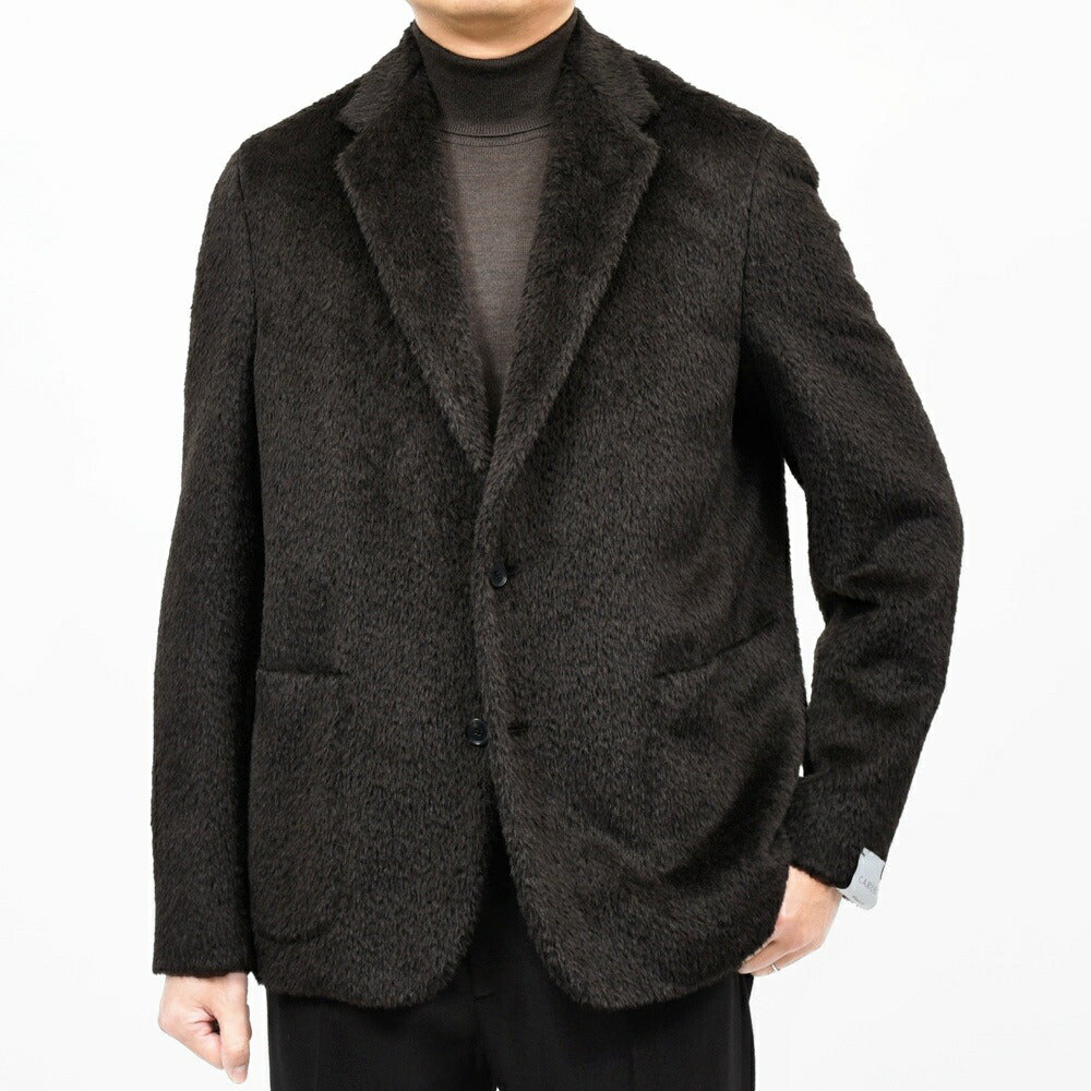 CARUSO（カルーゾ） ZERO JACKETゼロジャケット アルパカウールシャギー2Bジャケット NPN2M200Z 17052001025