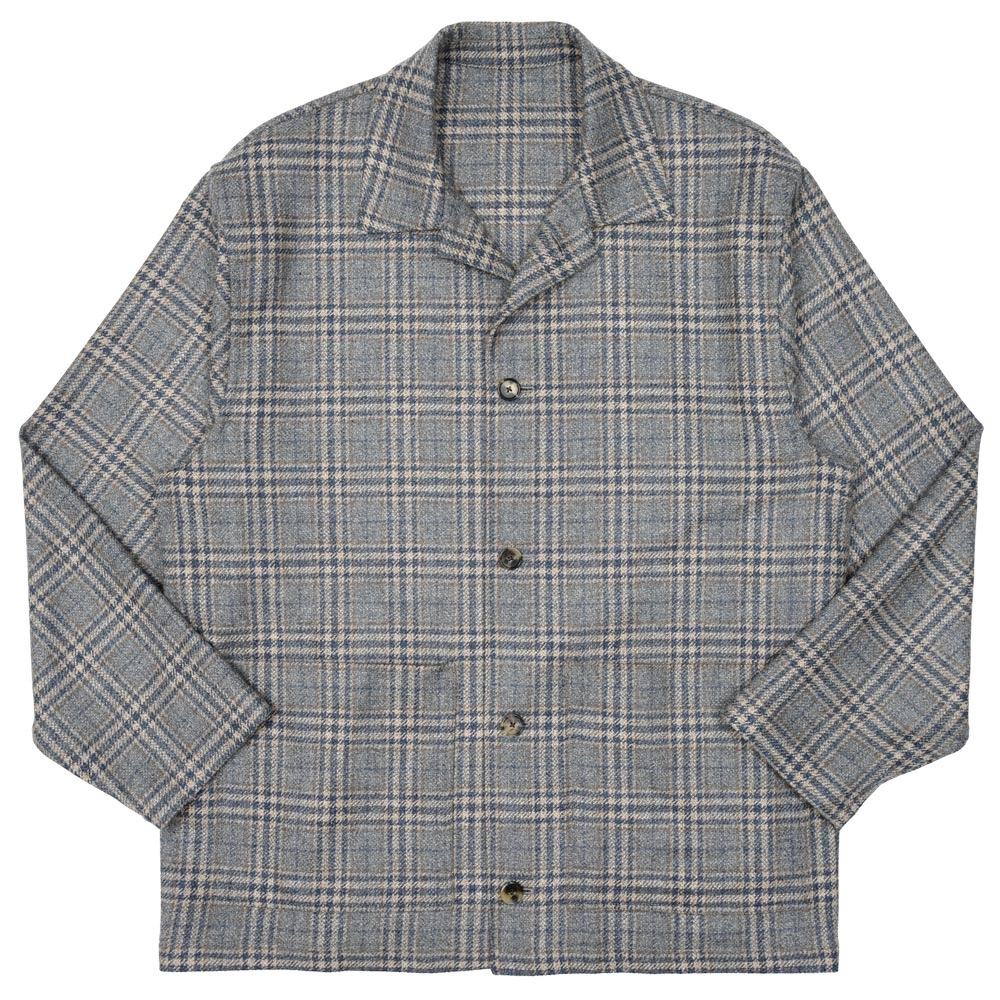 CARUSO（カルーゾ） OVERSHIRTオーバーシャツ ウールカシミアライトツィードカバーオール MS22G 17052006025