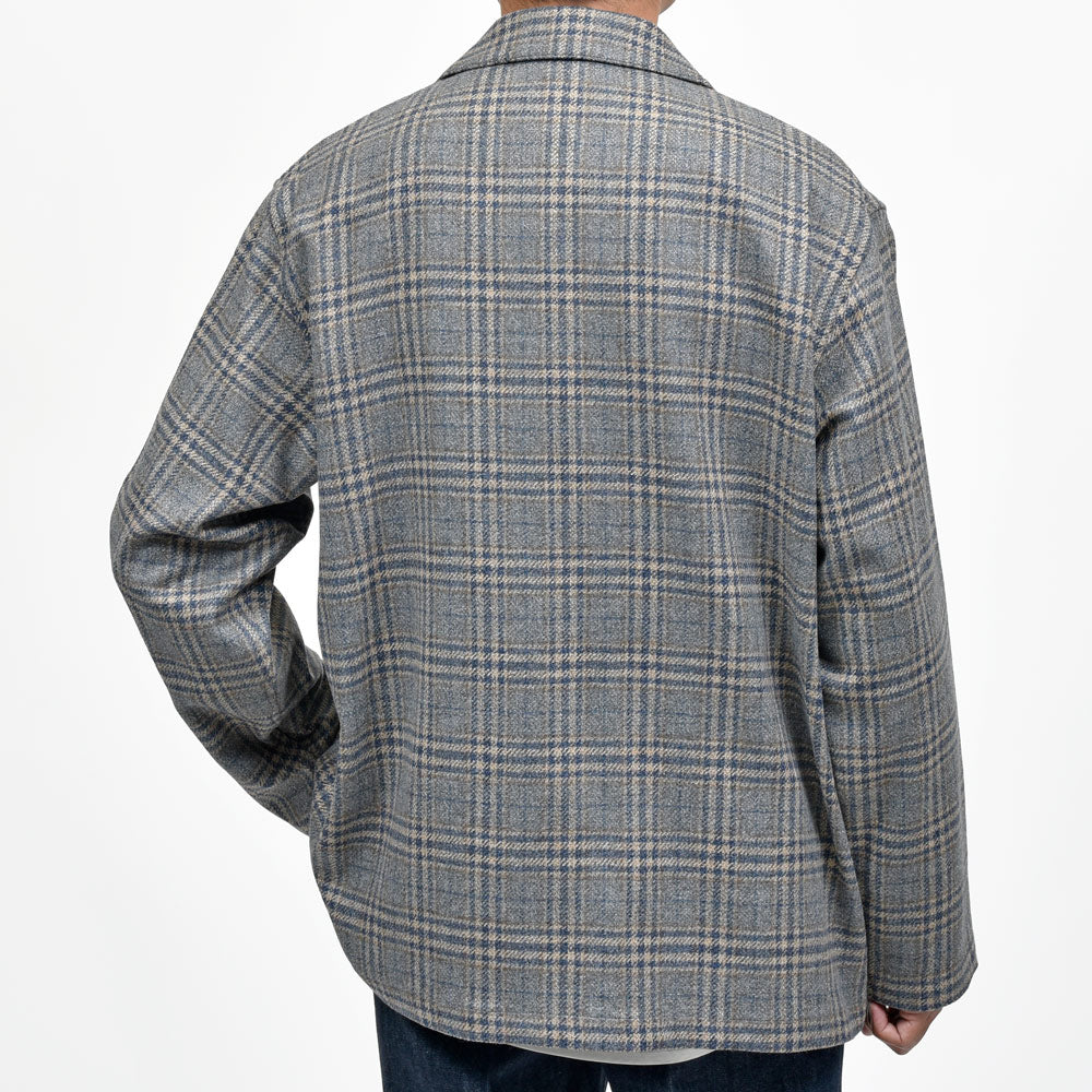 CARUSO（カルーゾ） OVERSHIRTオーバーシャツ ウールカシミアライトツィードカバーオール MS22G 17052006025