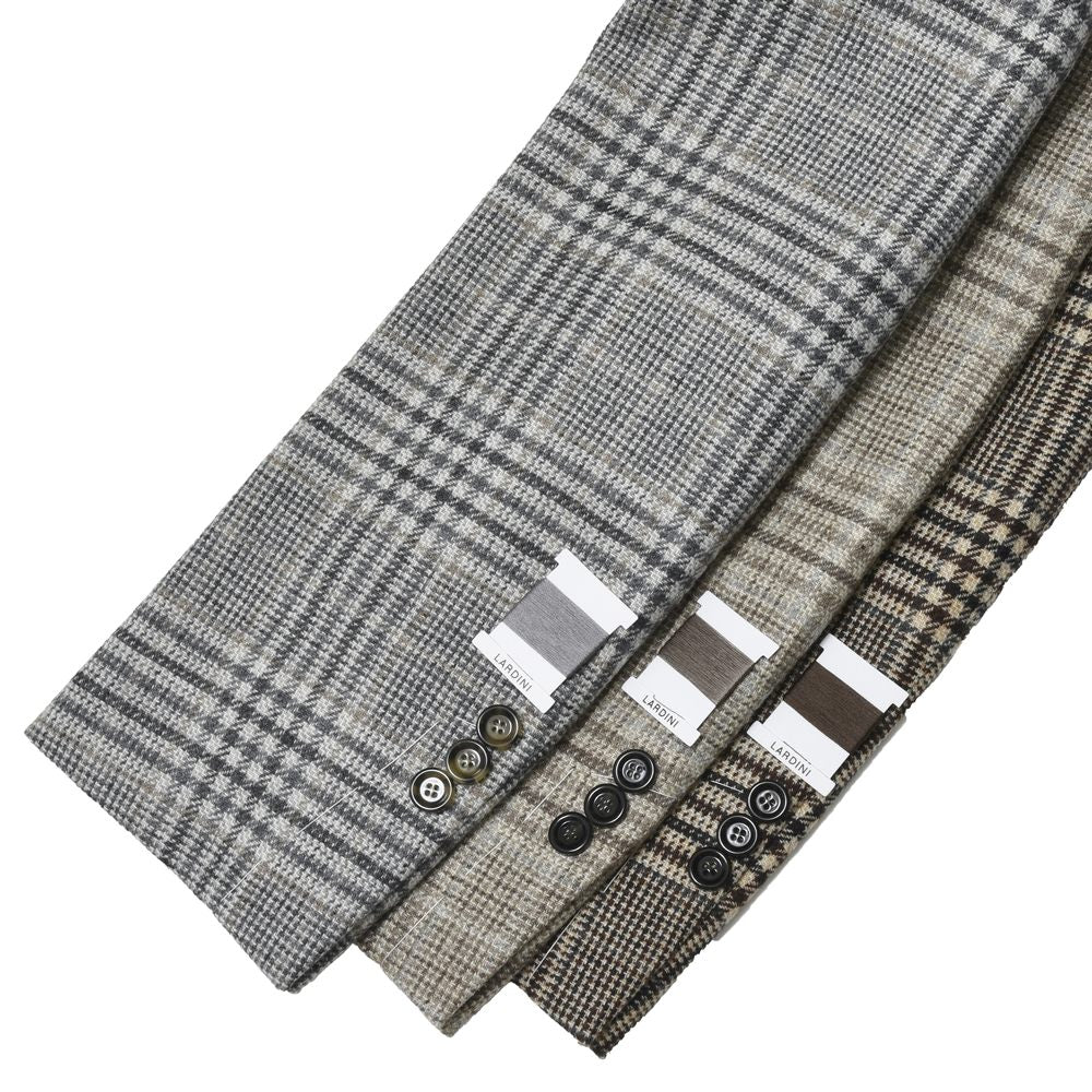 LARDINI（ラルディーニ） ROMAローマ ウールカシミアライトツィードオーバーチェック2Bジャケット CNJ6202Q/AAIF65517 17052006109