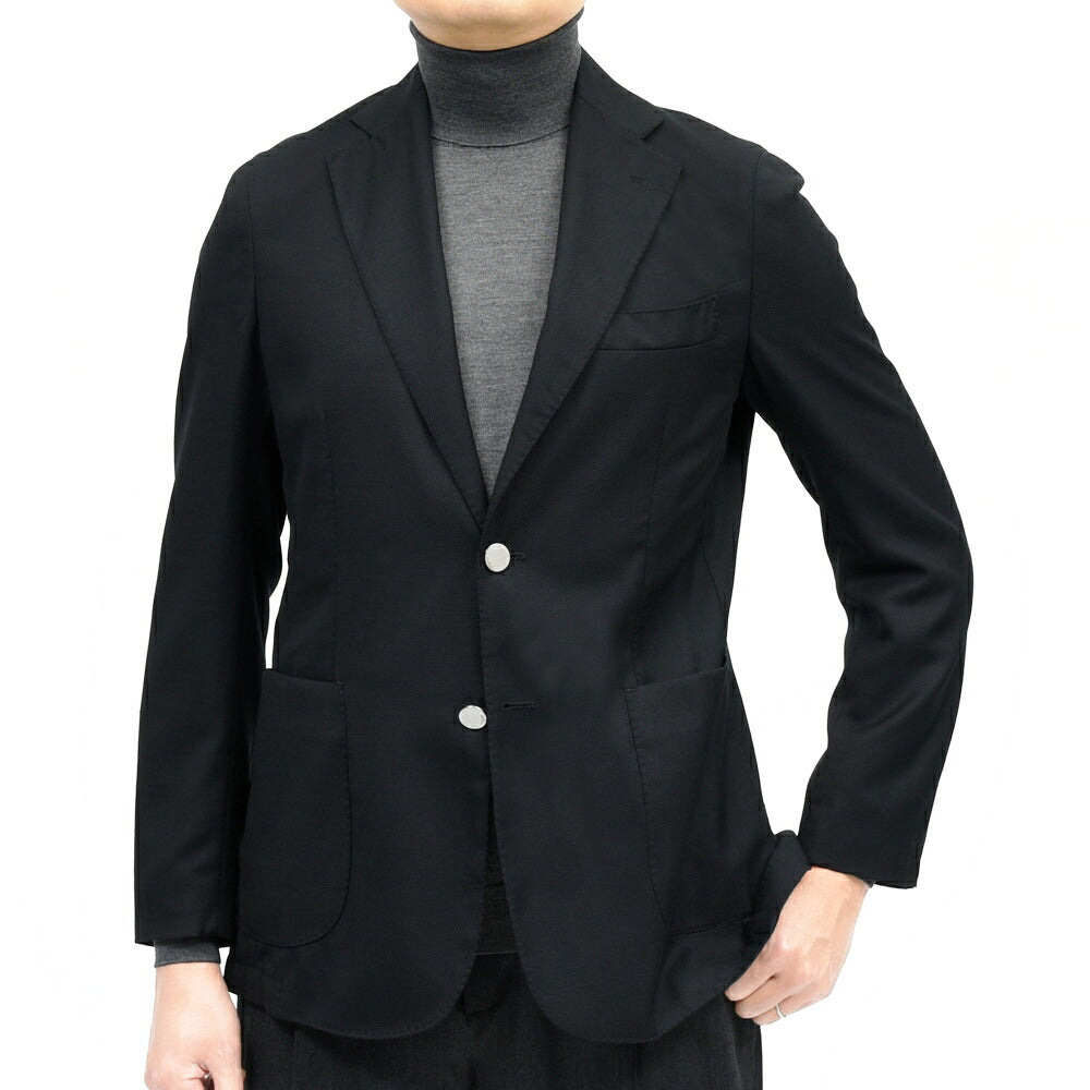BARBA（バルバ） B ACTIVEビーアクティブ ウールホップサック2Bジャケット（メタルボタン） 487-41761 17052011052