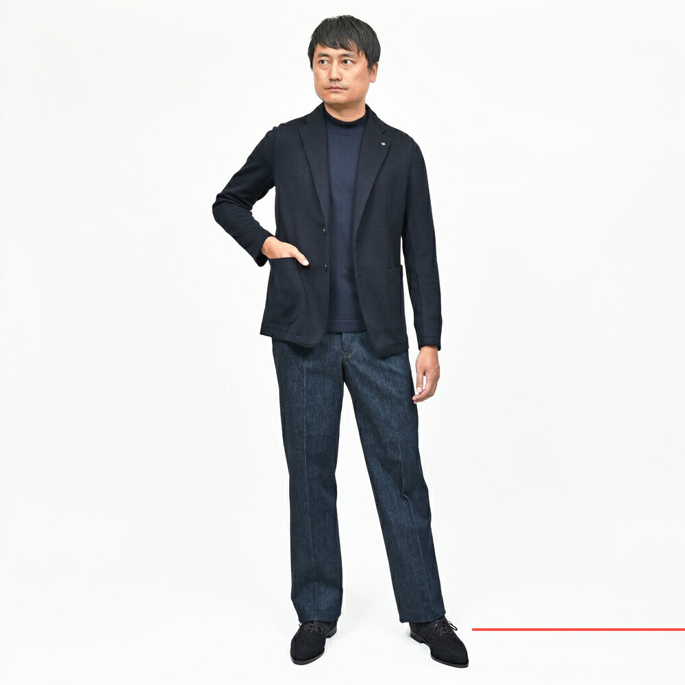 TAGLIATORE（タリアトーレ） LIGHTライト ボンディングウールニットジャージ2Bジャケット LIGHT/340209 17052011054