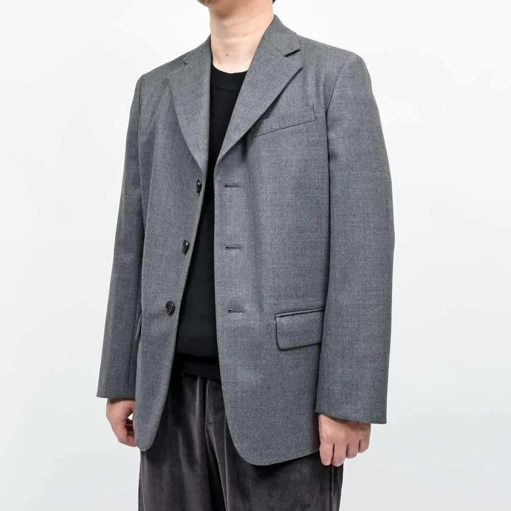 INSCRIRE(アンスクリア) ウールフラノ3Bジャケット JK50A genderless 17052700039