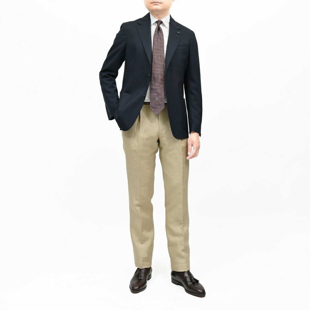 LARDINI（ラルディーニ） ROMAローマ テックウールホップサック2Bジャケット CNJ6202Q/CN64703 17061002109