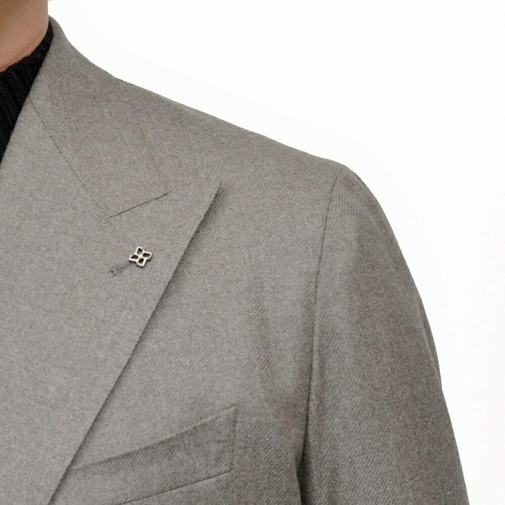 TAGLIATORE（タリアトーレ） NEWYORKニューヨーク LoroPiana ウールカシミアライトフランネル6Bダブルジャケット 1SNY10B/010021 17062024054