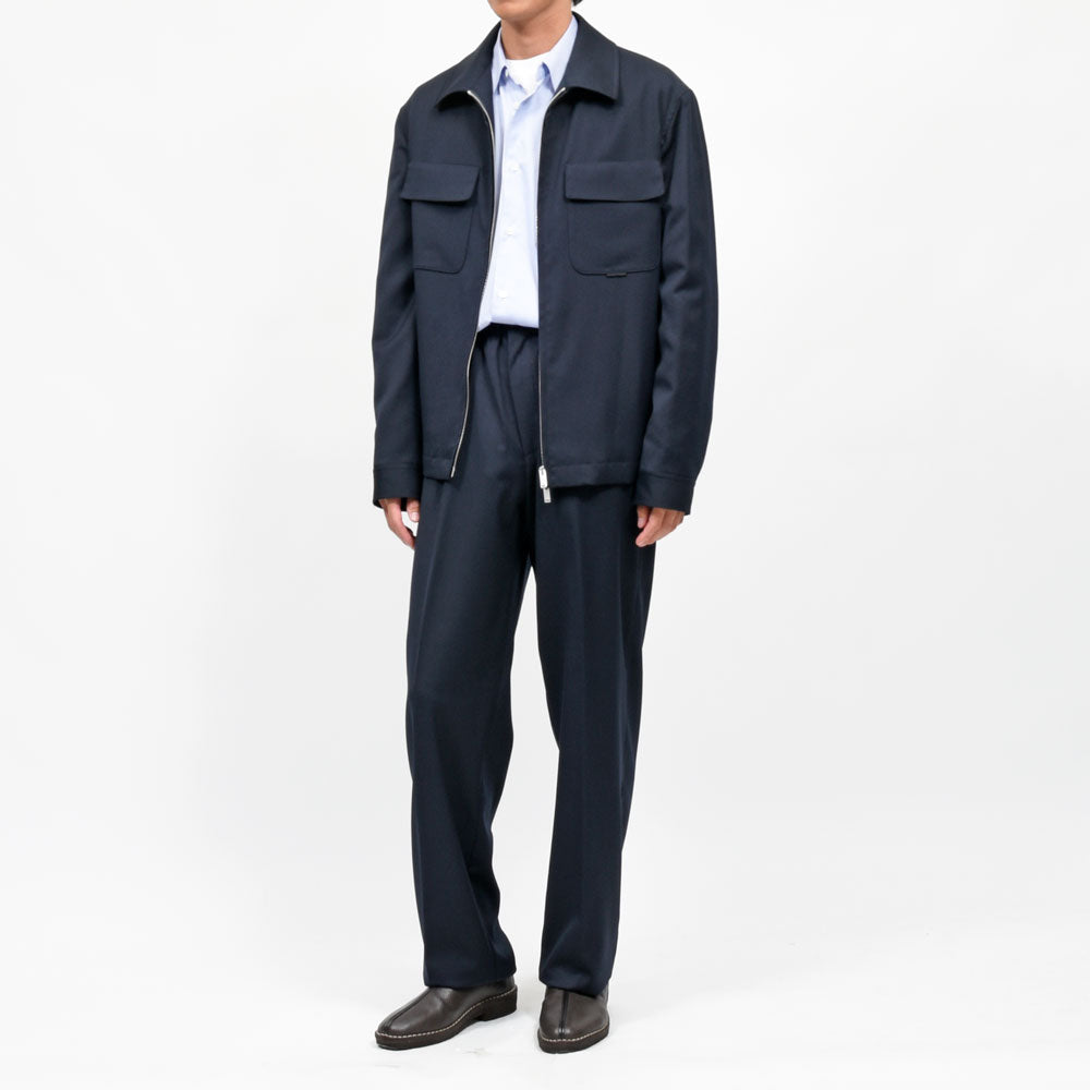LARDINI（ラルディーニ）<br>BUNNY テックウールジップブルゾン 4BUNNY5704 17062400109