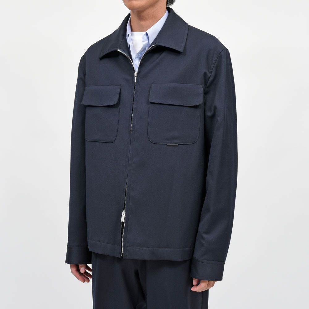 LARDINI（ラルディーニ）<br>BUNNY テックウールジップブルゾン 4BUNNY5704 17062400109