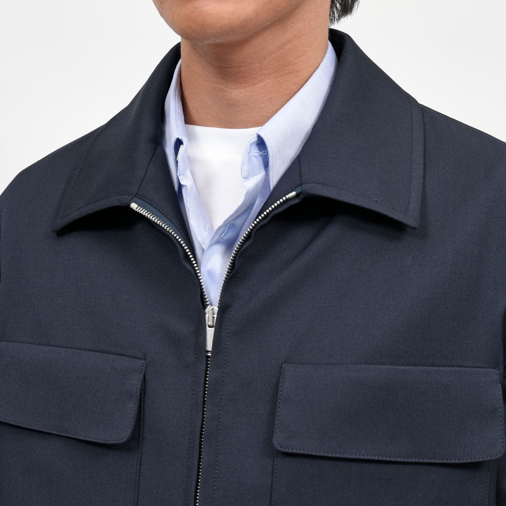 LARDINI（ラルディーニ）<br>BUNNY テックウールジップブルゾン 4BUNNY5704 17062400109